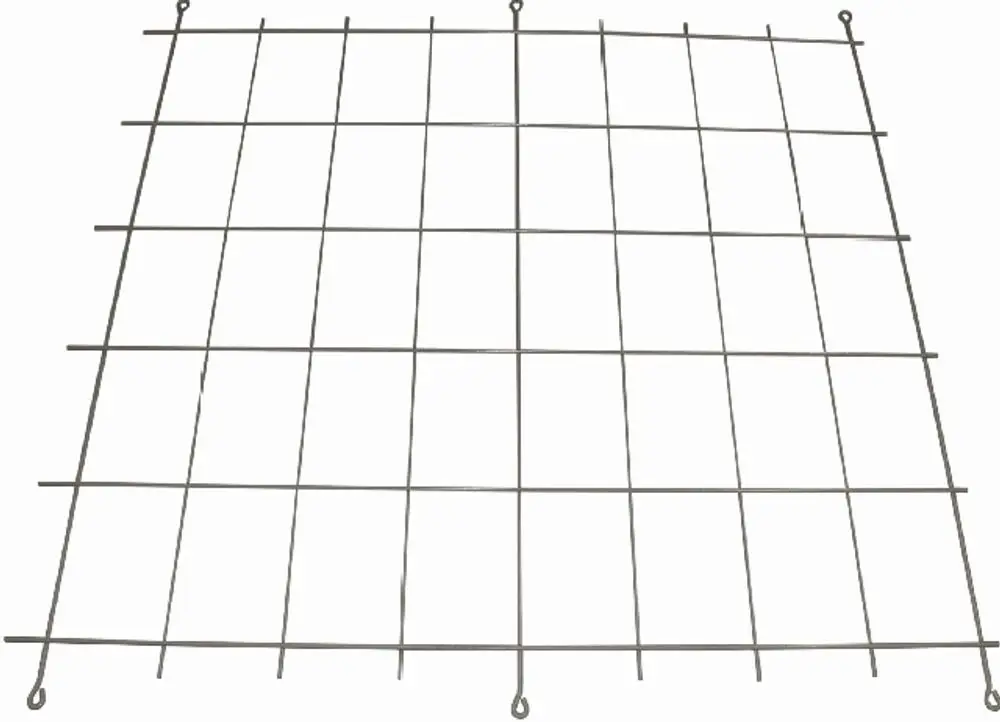 Metallisches Schutzgitter mit gleichmäßiger Drahtstruktur, geeignet für die Verwendung in Wolf-Produkten wie dem BWL-1S-7 Verdampfer.
